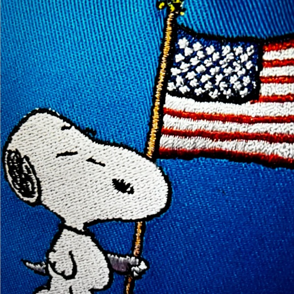 New Summer Holiday 4th July Peanuts Snoopy Patriots Flag Moon Baseball Cap Mens - Picture 6 of 6